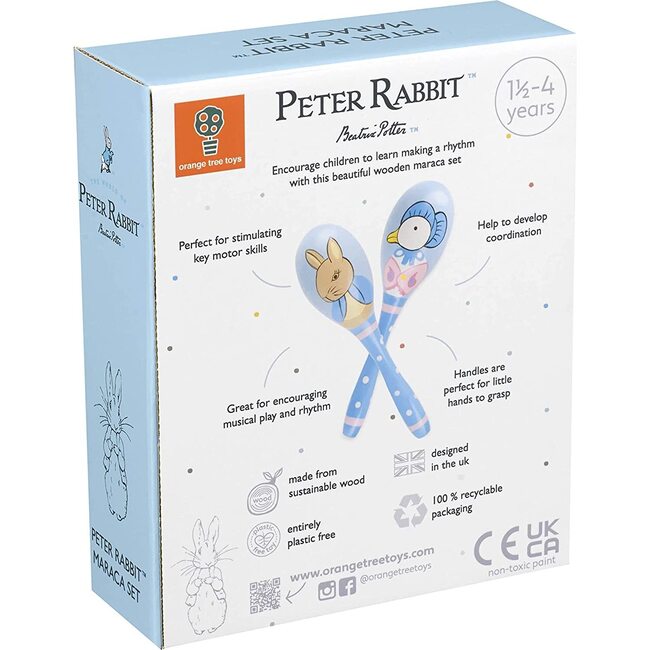 Orange Tree Toys Peter Rabbit Maraca Musical Set - Musical - 5