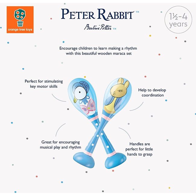 Orange Tree Toys Peter Rabbit Maraca Musical Set - Musical - 6