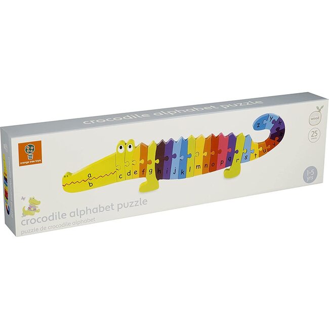 Orange Tree Toys Alphabet Crocodile Puzzle - Push & Pull - 4