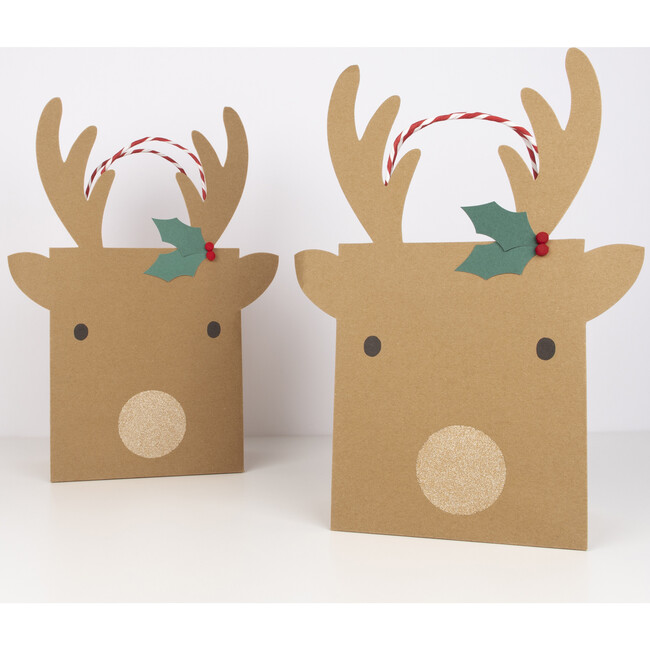 Medium Reindeer Gift Bags - Party - 3