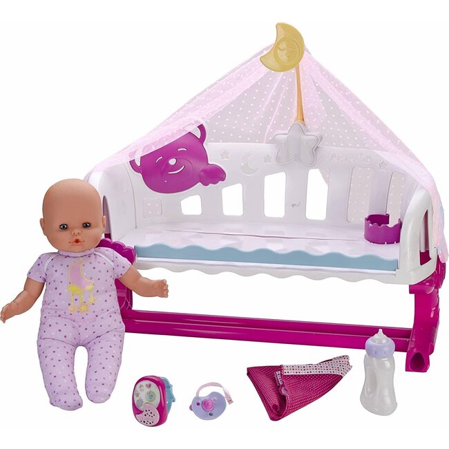 Nenuco Sleep with me Cradle with Baby Monitor Baby Doll