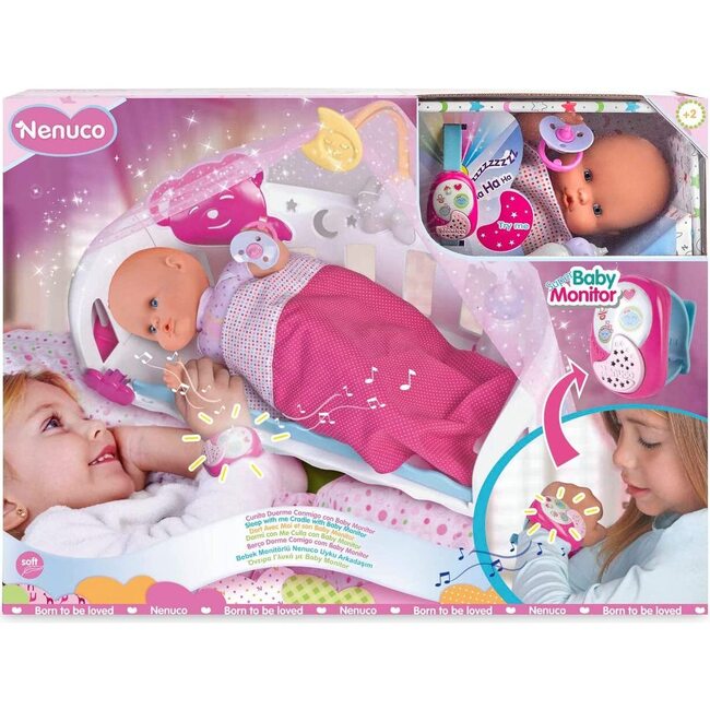 Nenuco Sleep with me Cradle with Baby Monitor