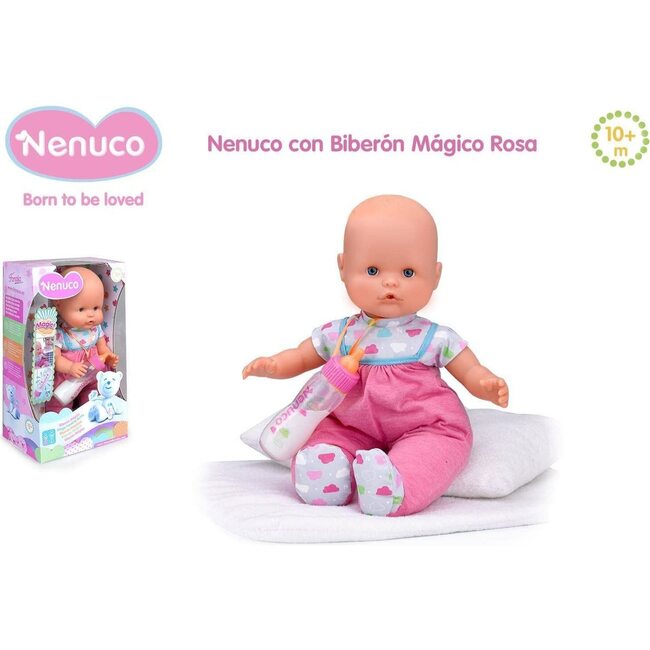 Nenuco with Magic Feeding Bottle Baby Doll - Nenuco Dolls & Doll ...
