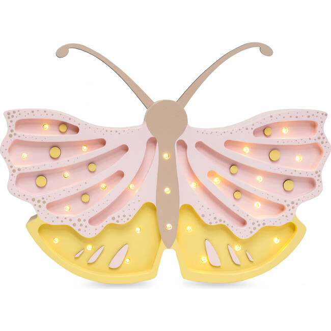 Butterfly Lamp, Honey Rose