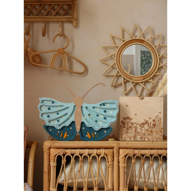 Butterfly Lamp, Daisy Blue - Lighting - 2