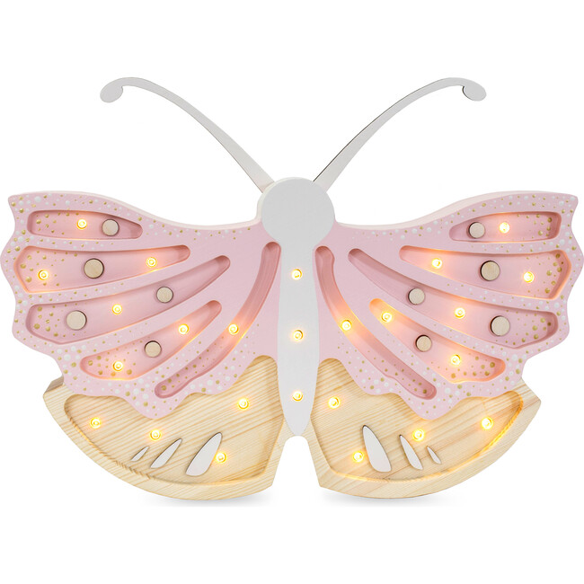 Butterfly Lamp, Strawberry Cream - Lighting - 1
