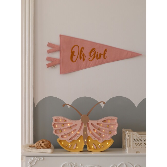 Butterfly Lamp, Honey Rose - Lighting - 4