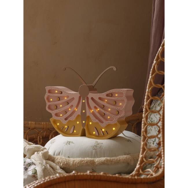 Butterfly Lamp, Honey Rose - Lighting - 5