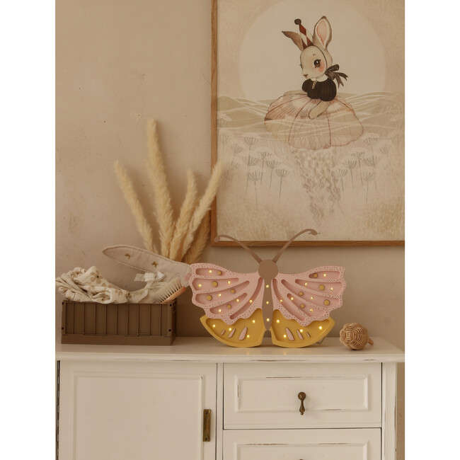 Butterfly Lamp, Honey Rose - Lighting - 6