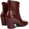 Women's Karole Ankle Boots, Burgundy - Booties - 4