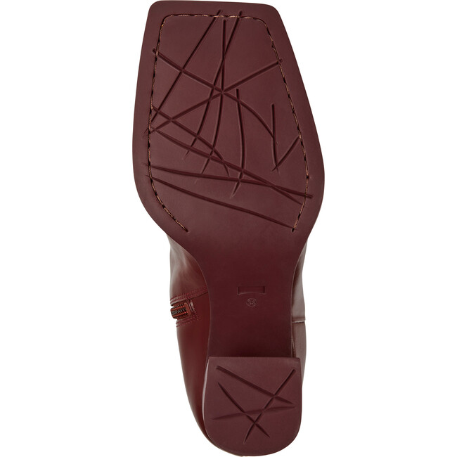 Women's Karole Ankle Boots, Burgundy - Booties - 5