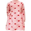 Sweetheart Sweater Dress, Pink - Dresses - 1 - thumbnail