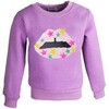 Star Lips Sweatshirt, Purple - Sweatshirts - 1 - thumbnail