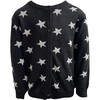 Shining Metallic Star Cardigan, Black - Cardigans - 1 - thumbnail