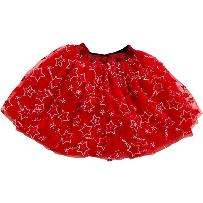 Sparkling Star Red Tutu, Red - Skirts - 1