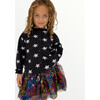 Shining Metallic Star Cardigan, Black - Cardigans - 2