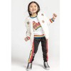 Rainbow Sequin Joggers, Black - Sweatpants - 2