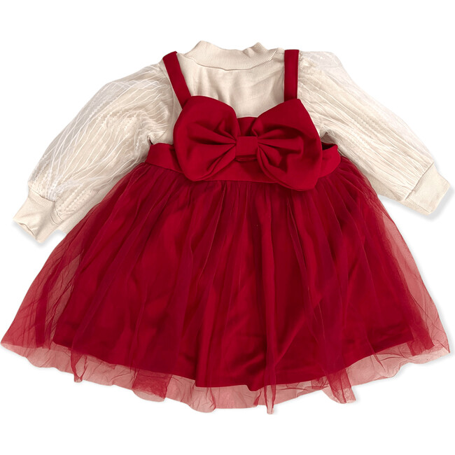 The Big Red Bow dress, Red