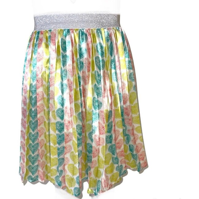 Rainbow Heart Skirt, Multi