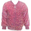 Pretty in Pink Sequin Bomber, Pink - Jackets - 1 - thumbnail