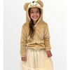 Plush Brown Bear Jacket, Brown - Jackets - 2