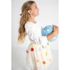 Rainbow Daisy Puff Tutu, White - Skirts - 3