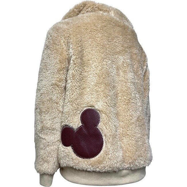 Plush Brown Bear Jacket, Brown - Jackets - 5