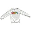 Happy Crystal Sweatshirt, White - Sweatshirts - 1 - thumbnail