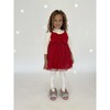 The Big Red Bow dress, Red - Dresses - 3