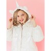 Iridescent Unicorn Puffer Coat, White - Coats - 2