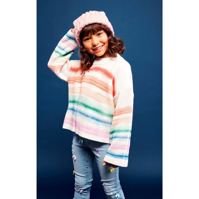 Ombre Stripe Sweater, Multi - Sweatshirts - 3