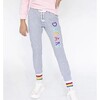 Dreamer Crystal Joggers, Grey - Sweatpants - 2