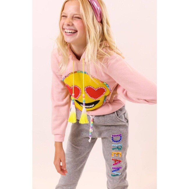 Dreamer Crystal Joggers, Grey - Sweatpants - 4