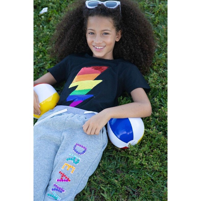 Dreamer Crystal Joggers, Grey - Sweatpants - 5