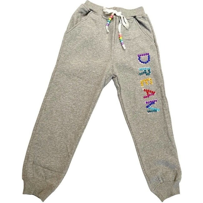 Dreamer Crystal Joggers, Grey - Sweatpants - 6