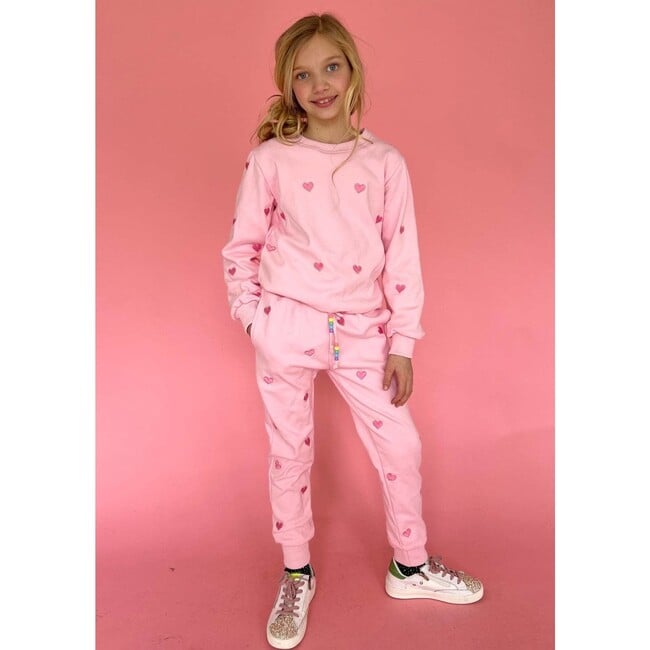 Full Hearts Jogger Set, Pink - Mixed Apparel Set - 5