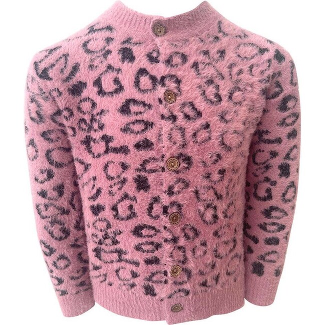 Cheetah Girl Sweater, Pink