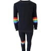 Black Rainbow Sequin Set, Black - Mixed Apparel Set - 1 - thumbnail