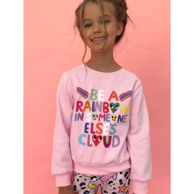Be A Rainbow Sweatshirt, Pink