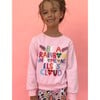 Be A Rainbow Sweatshirt, Pink - Sweatshirts - 2