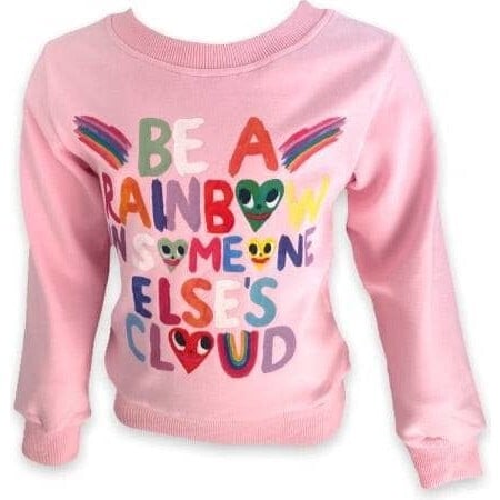 Be A Rainbow Sweatshirt, Pink - Sweatshirts - 3