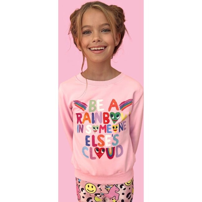 Be A Rainbow Sweatshirt, Pink - Sweatshirts - 4