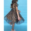 Cheetah Tulle Dress, Brown - Dresses - 3