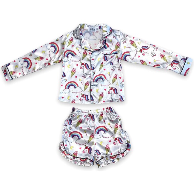 Magical Unicorn Ice Cream Silk Set, Prints