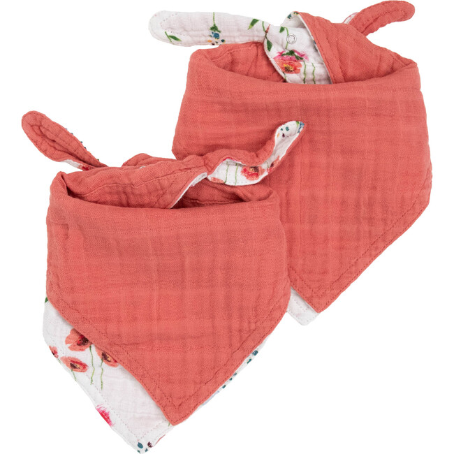 Cotton Muslin Reversible Bandana Bib 2 Pack - Wild Mums - Bibs - 3
