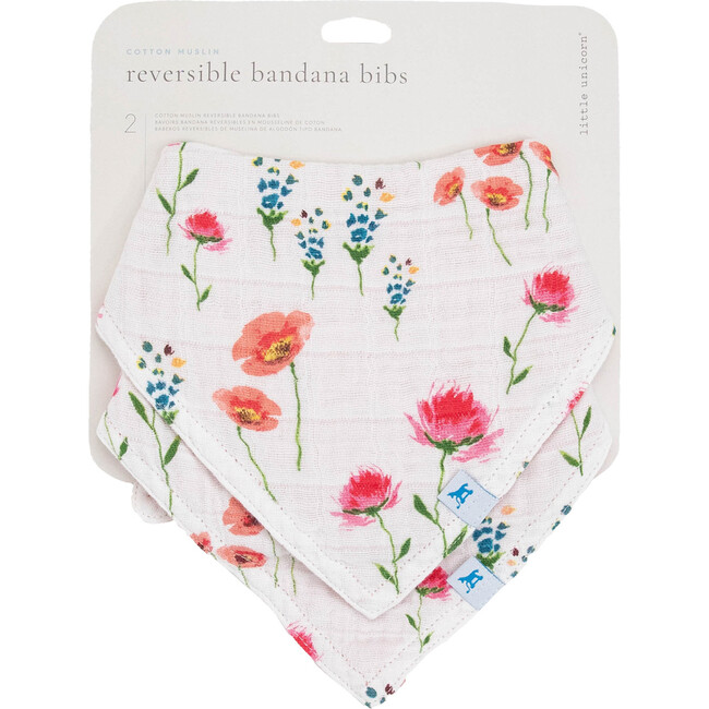 Cotton Muslin Reversible Bandana Bib 2 Pack - Wild Mums - Bibs - 5