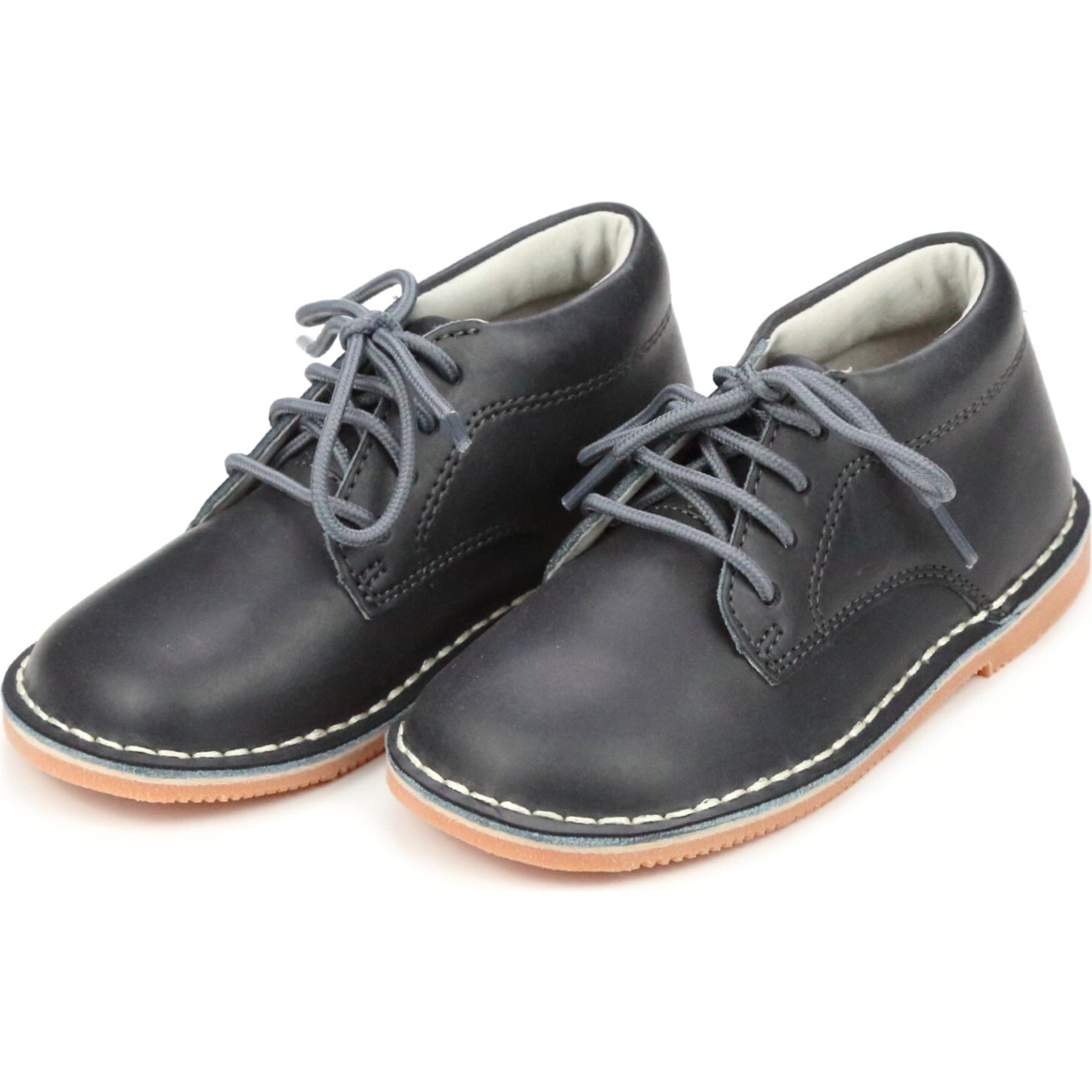 Tuck Mid-Top Lace Up Shoe, Slate - Boots - 1