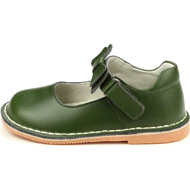 Iris Bow Strap Mary Jane, Green - Mary Janes - 3