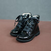 Josephine Scallop Boot,  Black - Boots - 3 - thumbnail