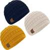 3-Pack WARMZY Baby Beanies, Sunshine - Hats - 1 - thumbnail
